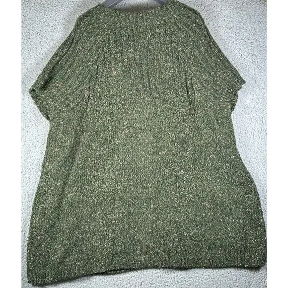 Charter Club Sweater Womens 3X Green Cardigan light weight New with Tags - Picture 3 of 9